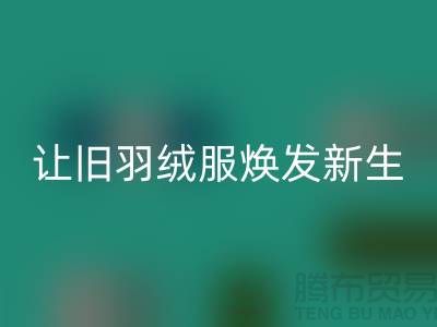 让旧羽绒服焕发新生——杭州羽绒雷速-雷速app-雷速体育官网
助力环保