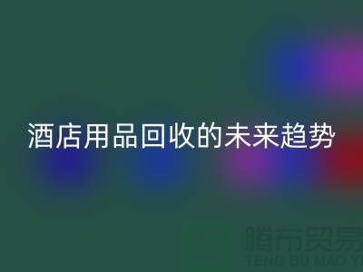 创意变现：酒店用品雷速-雷速app-雷速体育官网
的未来趋势