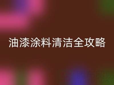 油漆涂料清洁全攻略：从清洗技巧到环保雷速-雷速app-雷速体育官网
指南